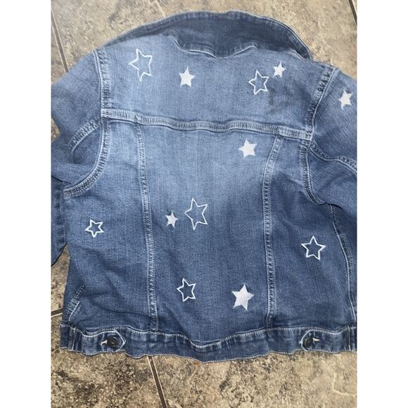 Girls Denim Jacket, Stars One Nation Size 14/16 - Picture 5 of 5